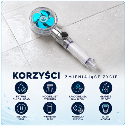Puresa - Wysokociśnieniowa Głowica prysznicowa
